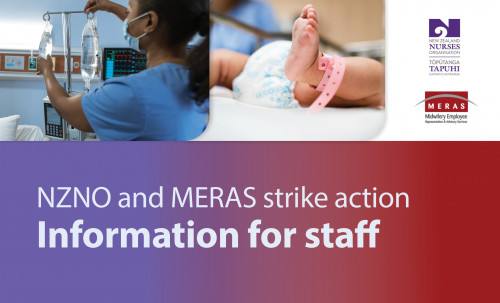 NZNO and MERAS strike action Aug 2021