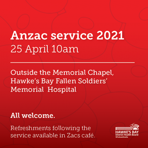 ANZAC service 2021 social square